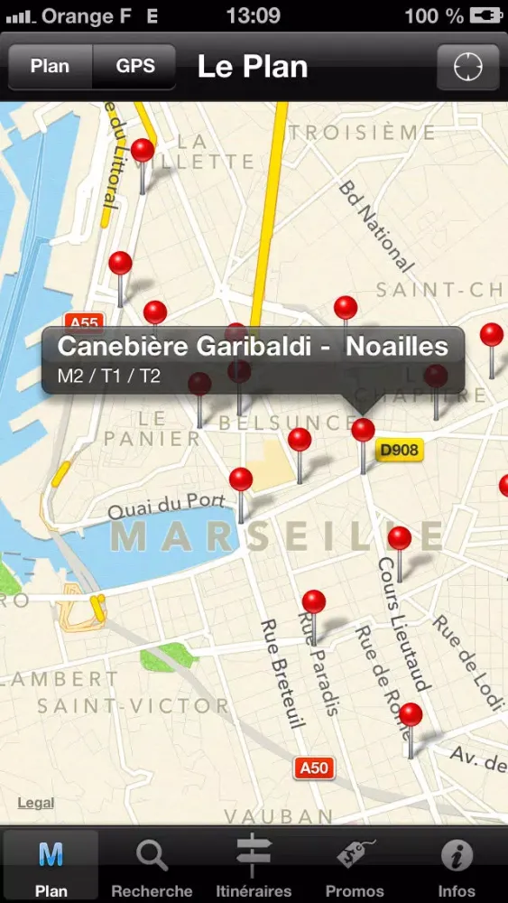 Marseille - Métro Tramway应用截图