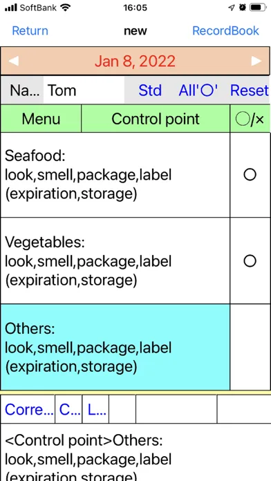 HACCP Record Management स्क्रीनशॉट