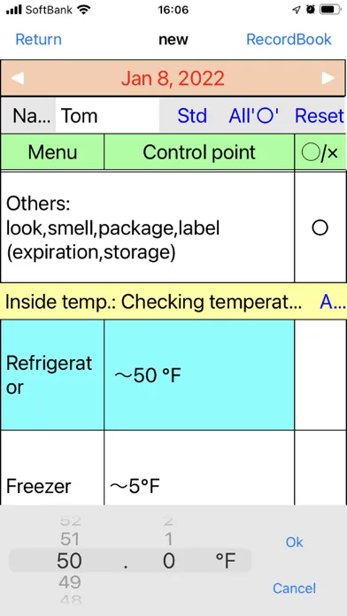 HACCP Record Management स्क्रीनशॉट