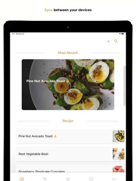 Capturas de pantalla de Avoc Recipe Manager iPad 