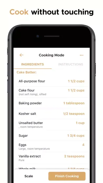 Capturas de pantalla de Avoc Recipe Manager