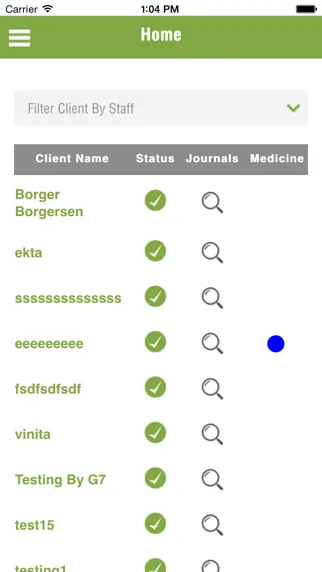 Validi Clinic system Screenshots