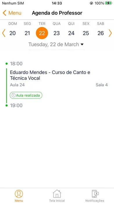Screenshot di Emusys - Alunos e Professores