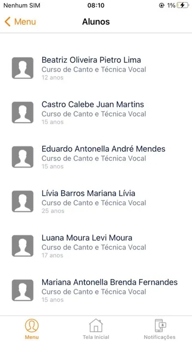 Screenshot di Emusys - Alunos e Professores