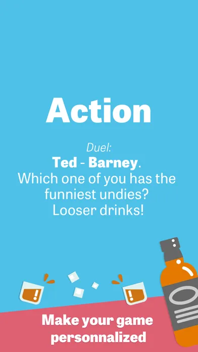 Tangkapan layar Drinkie - Drinking Game