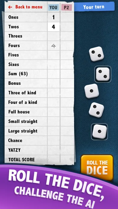 Yatzy - Dice poker 스크린샷