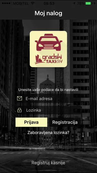 Ảnh chụp màn hình của GRADSKI TAXI VALJEVO