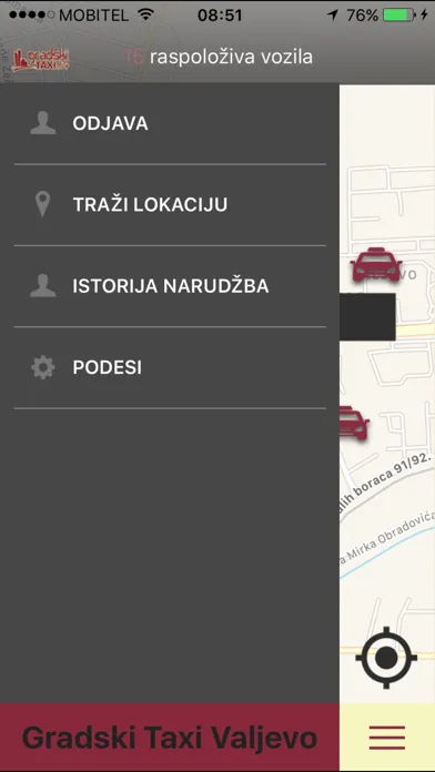Ảnh chụp màn hình của GRADSKI TAXI VALJEVO