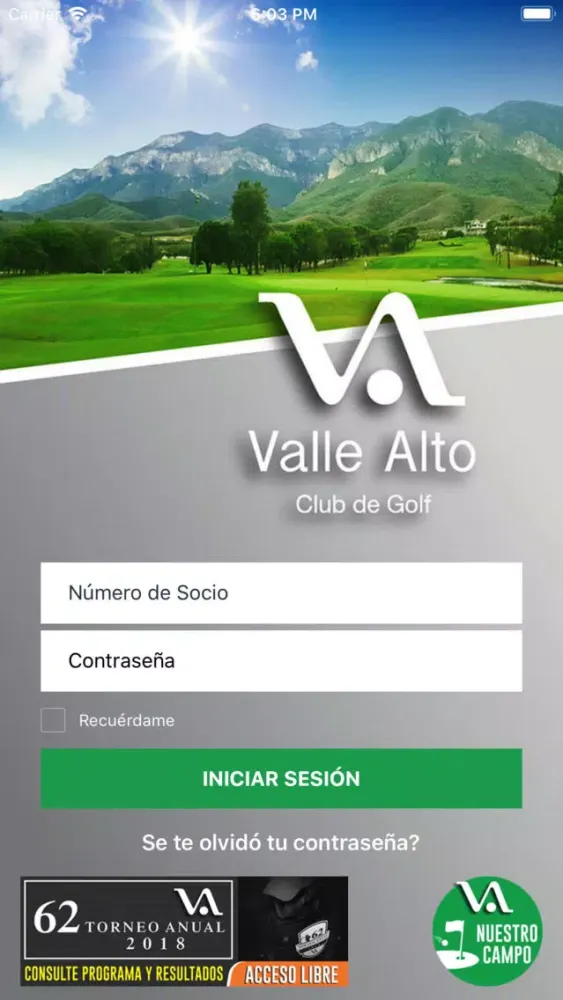 Valle Alto Club de Golf سکرین شاٹس