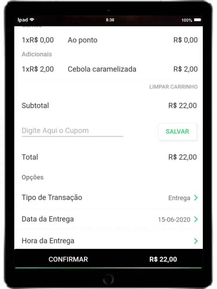 Vallent´s Burger iPad  سکرین شاٹس