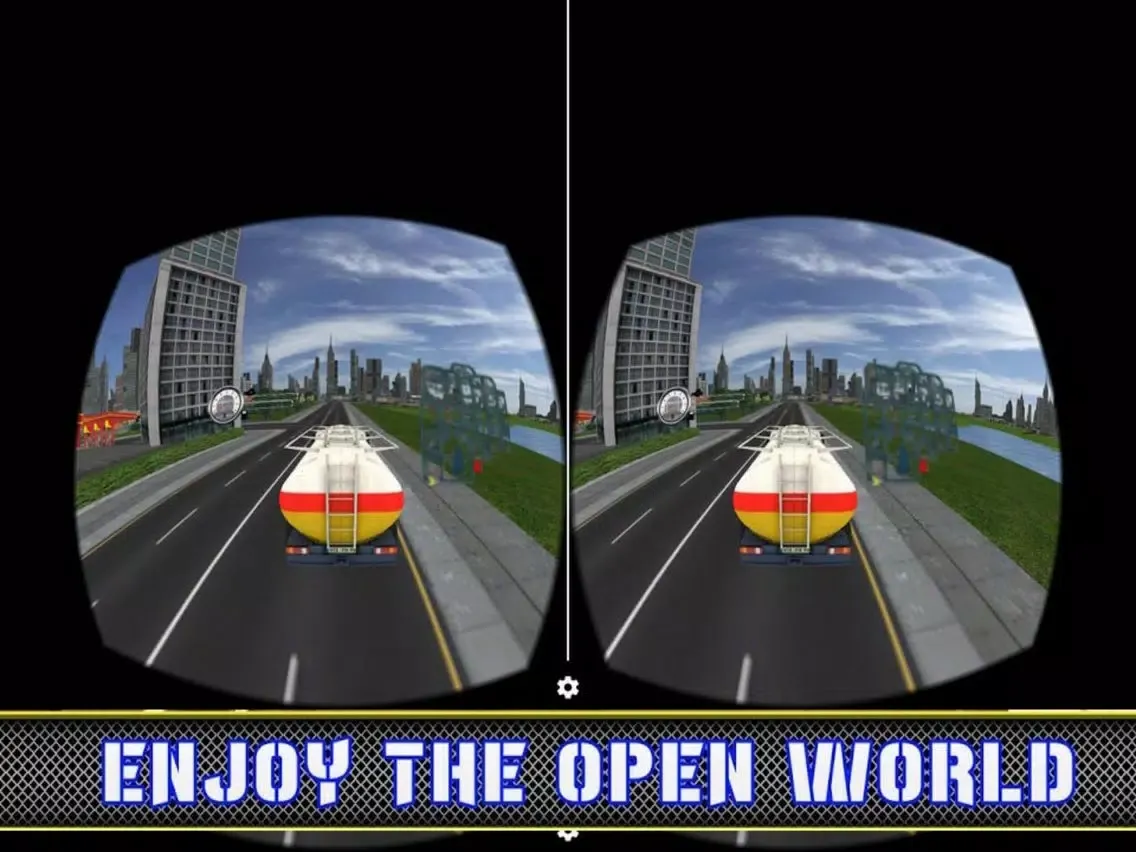 VR Oil Truck Driving Play iPad 应用截图