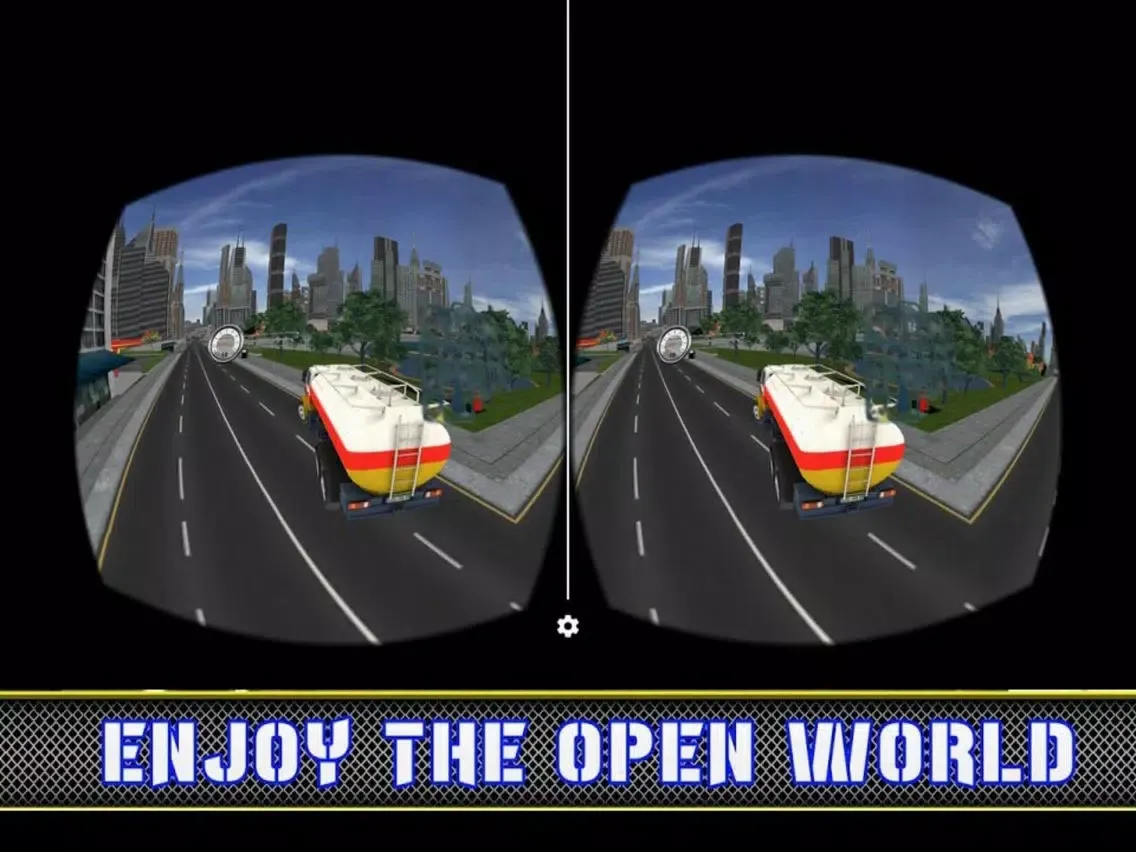 VR Oil Truck Driving Play iPad 应用截图