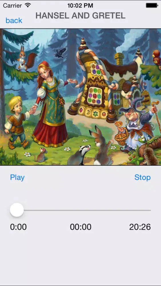 Ảnh chụp màn hình của Fairy Tales Audio Book