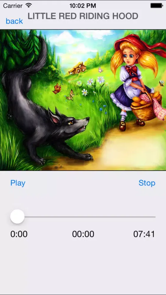 Ảnh chụp màn hình của Fairy Tales Audio Book