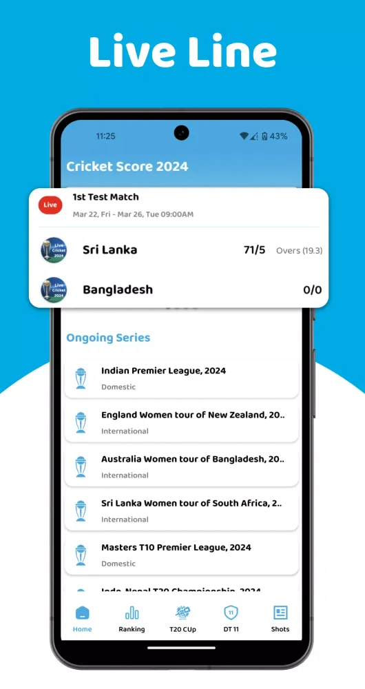 Live Cricket - Live Line 2024 Screenshots