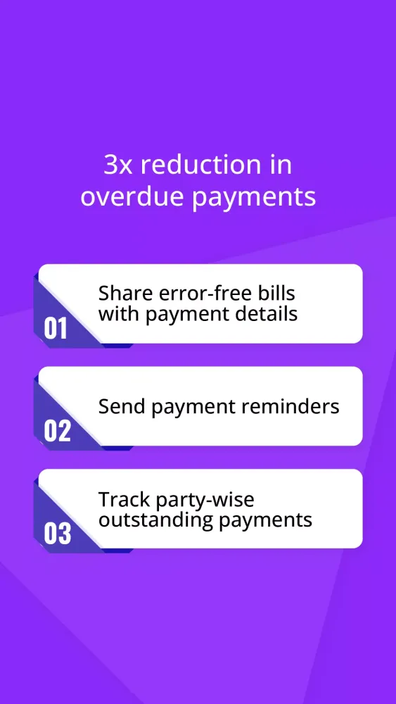Zrzuty ekranu myBillBook Invoice Billing App