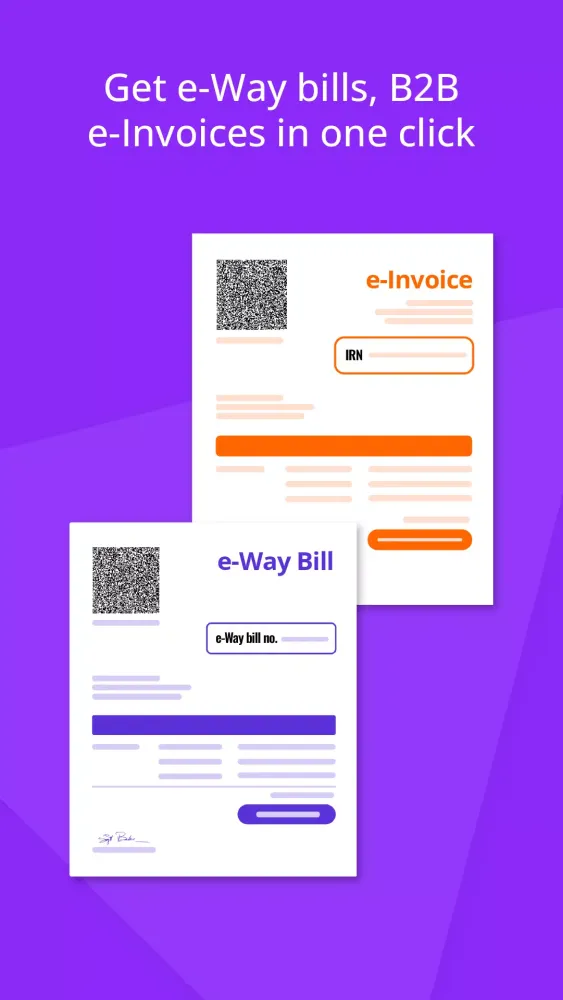 Zrzuty ekranu myBillBook Invoice Billing App
