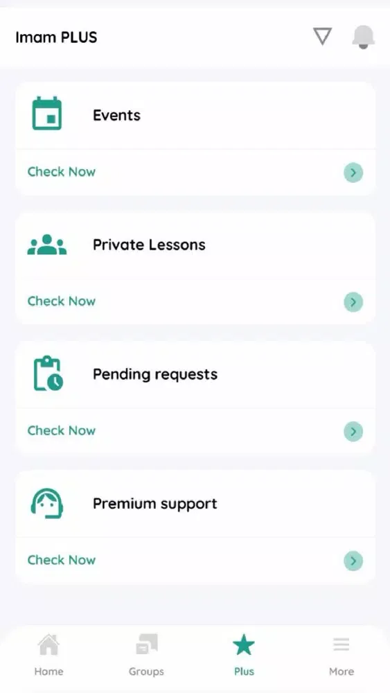 Tangkapan layar Imam - Learn Quran