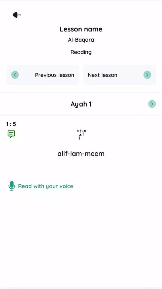 Tangkapan layar Imam - Learn Quran