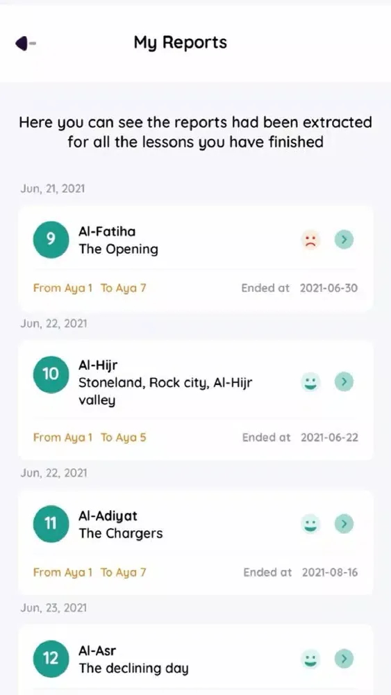 Tangkapan layar Imam - Learn Quran