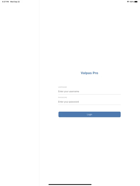 Valpas Pro iPad  Ekran Görüntüleri