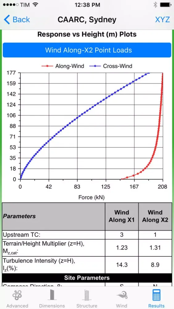 wool:AUS (Wind Code AS/NZS 1170.2 2011)應用截圖