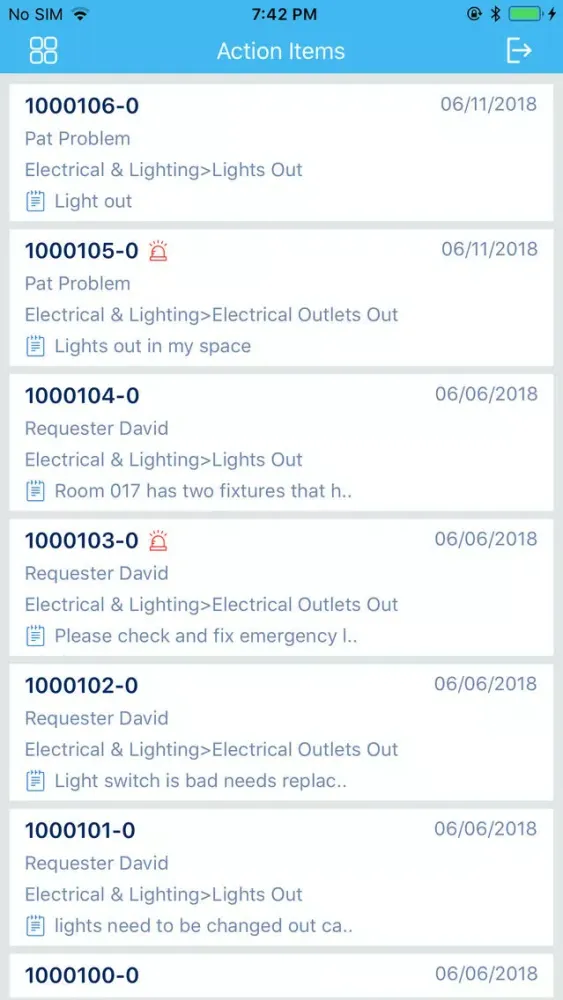 Ảnh chụp màn hình của MobilD Approval