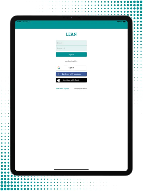 تصاویر Lean Apps iPad 