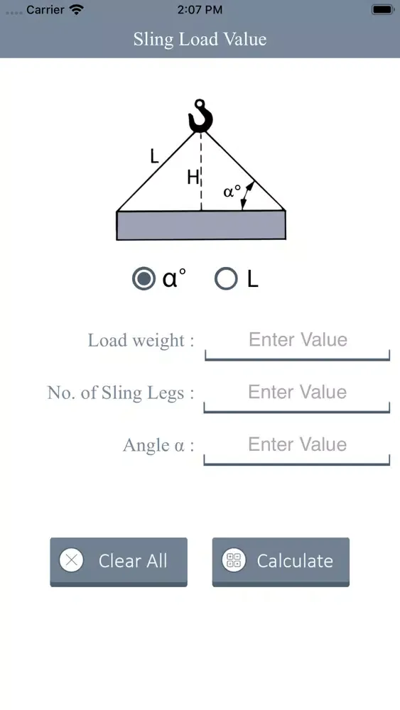 Tangkapan layar Sling Load Value - Free