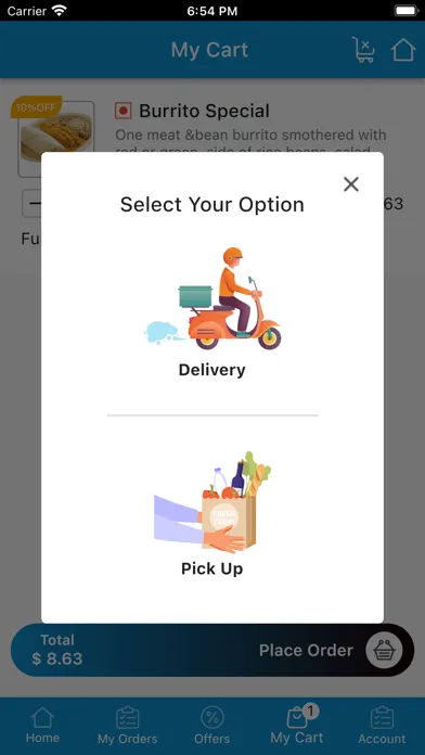 Foodmania Customer Screenshots