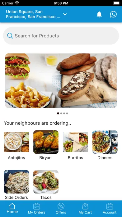 Foodmania Customer Screenshots