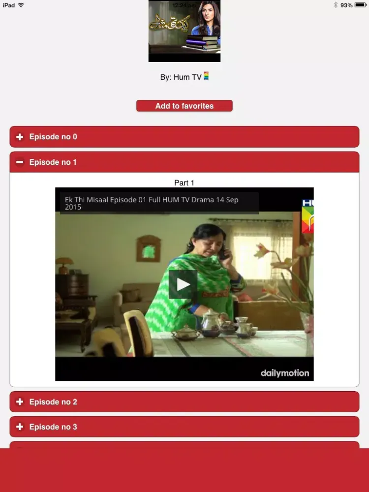 Pakistani Dramas iPad  Screenshots