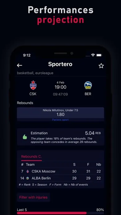 Capturas de tela do Sportero - Pronostics sportifs