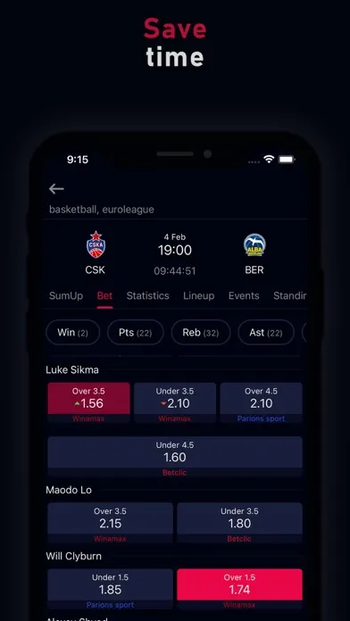 Capturas de tela do Sportero - Pronostics sportifs