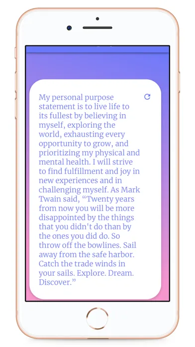 The Values App Screenshots