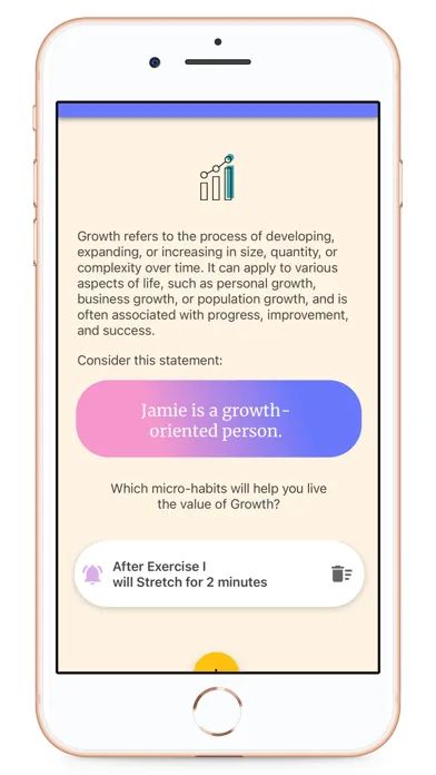The Values App Screenshots