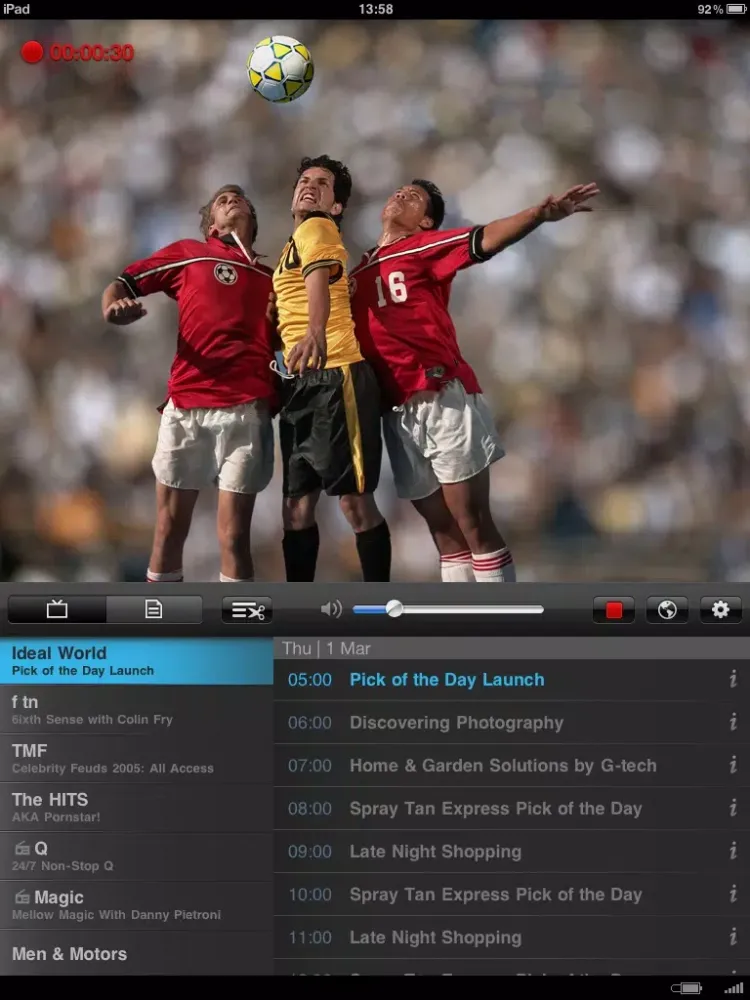 Zrzuty ekranu Tivizen Pico2 DVB-T iPad 