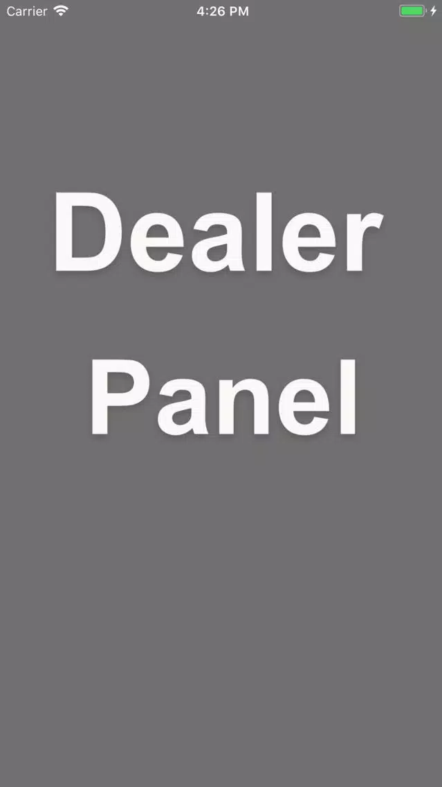 Dealer Panel Screenshots