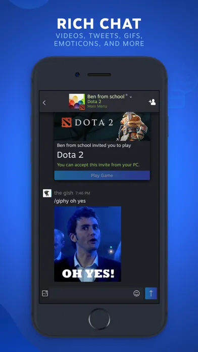 Steam Chat应用截图