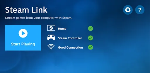 Screenshot di Steam Link