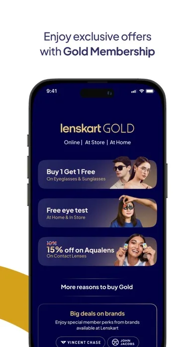 Ảnh chụp màn hình của Lenskart: Eyewear