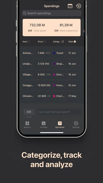 Nomad Finances স্ক্রিনশট