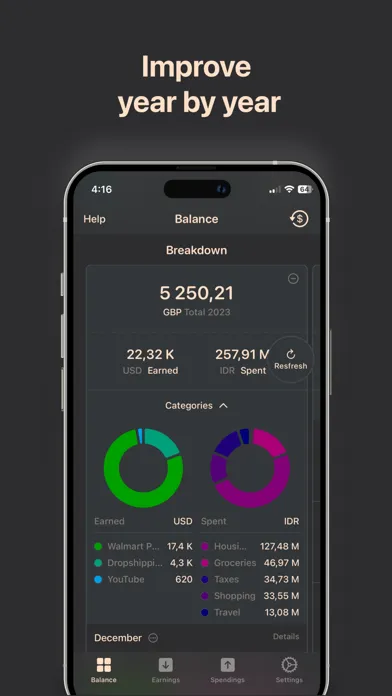 Nomad Finances স্ক্রিনশট