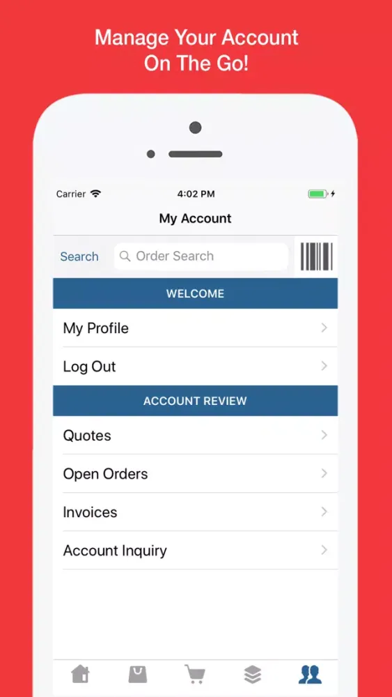 Tangkapan layar VAMAC Mobile