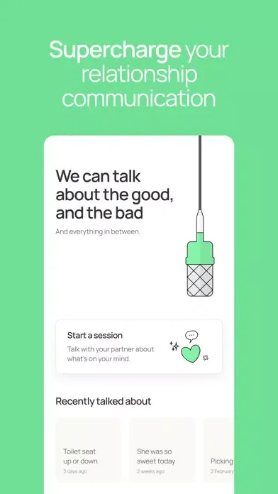 ภาพหน้าจอของ Lovespan: Relationship Convos
