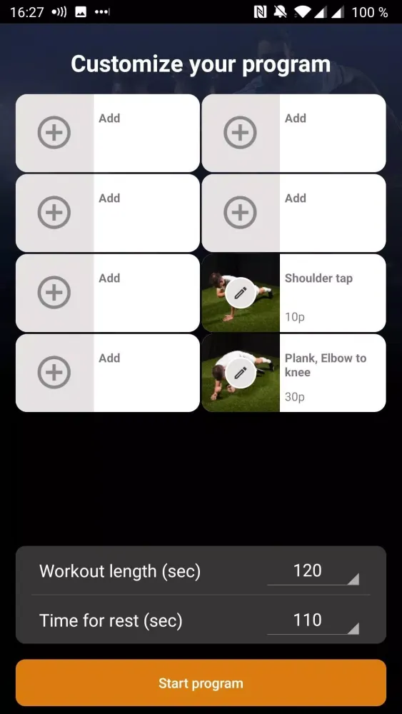 Screenshot di Vamos Football Fitness