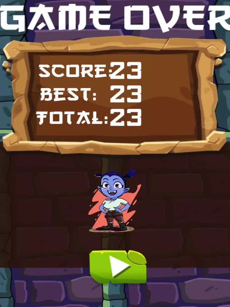 ภาพหน้าจอของ Vampire Girl Games iPad 