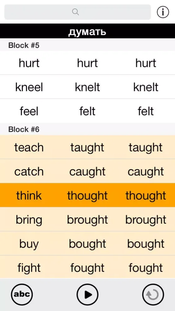 تصاویر Irr Verbs
