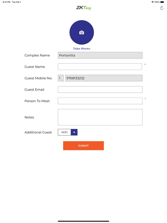Porto Vita Residential – Gate iPad  স্ক্রিনশট