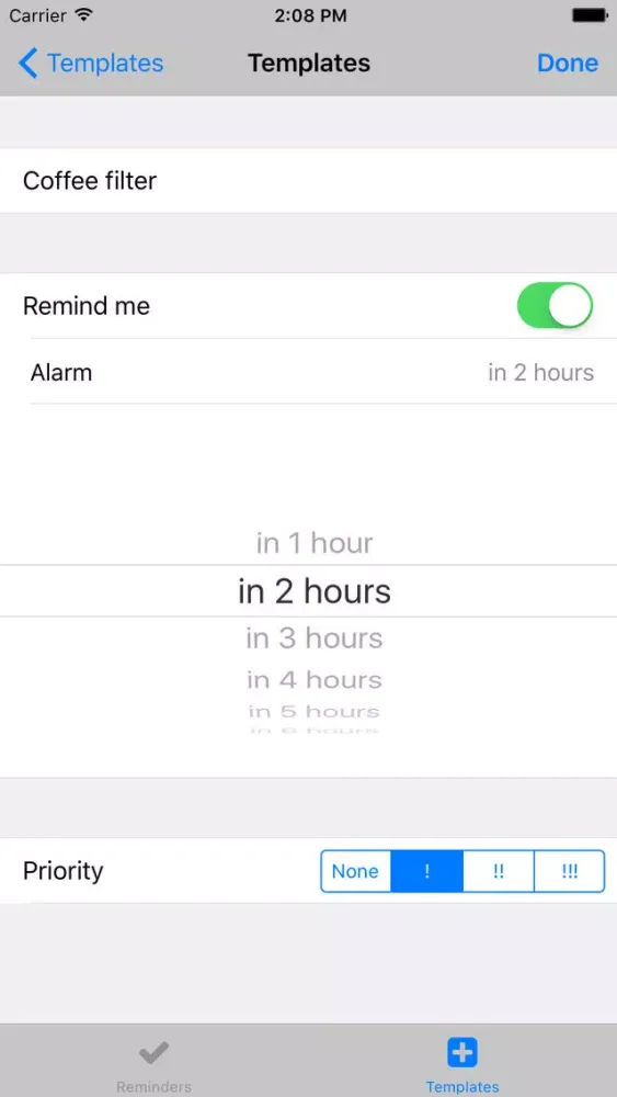 Скриншоты Quicky Reminder